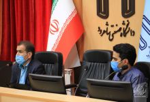 جلسه معاونت آموزشی با مسئولین آموزش دانشکده ها در مورد سیستم مجازی LMS